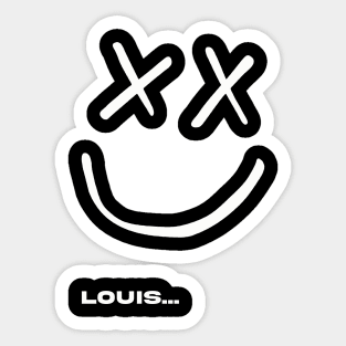 Smiling Louis Sticker
